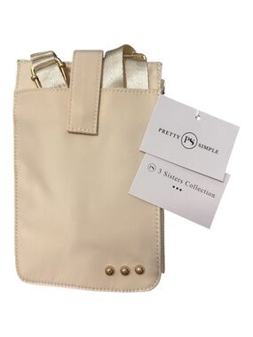 Pretty Simple Cream Crossbody Phone Bag
